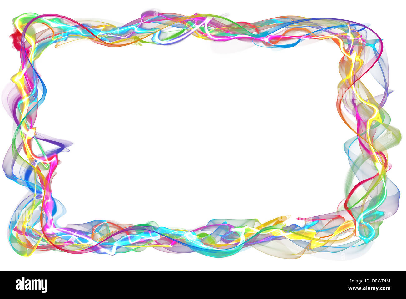 All Color Ribbons Frame abstract colorful ribbon frame Stock Photo - Alamy