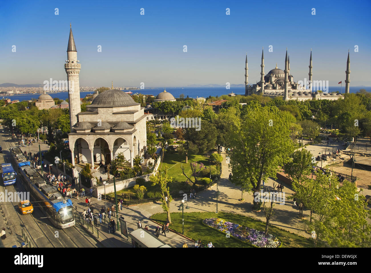 Sultanahmet and Blue Mosque, Istanbul, Turkey Stock Photo Alamy
