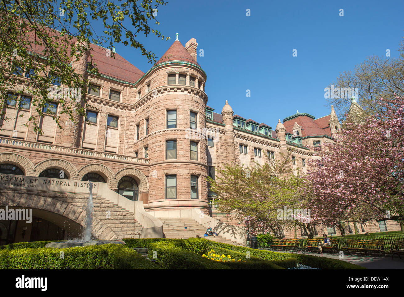 AMERICAN MUSEUM OF NATURAL HISTORY UPPER WESTSIDE MANHATTAN NEW YORK CITY USA Stock Photo