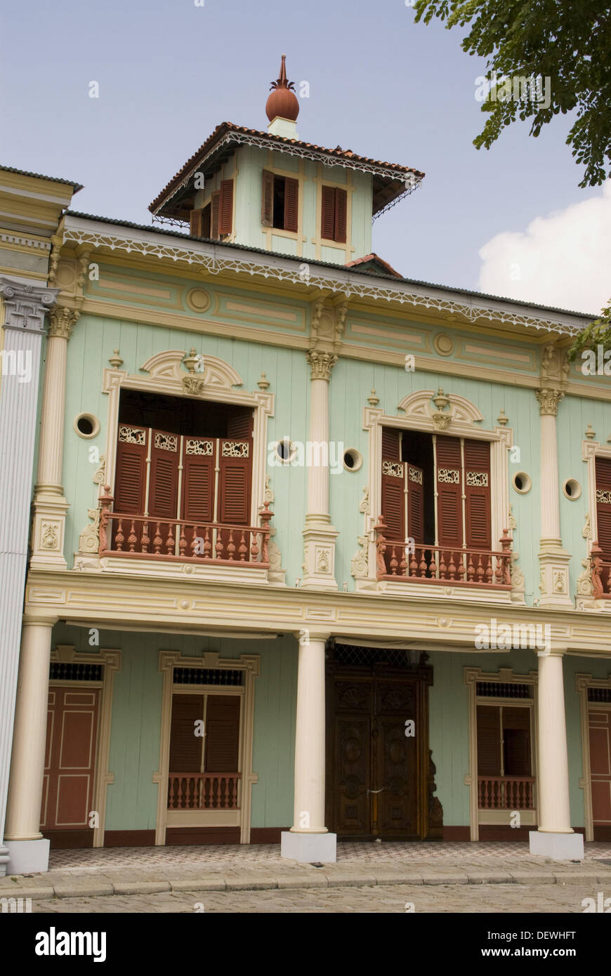 Ecuador. Guayaquil city. Guayaquil Historical Park. Boardwalk 1900