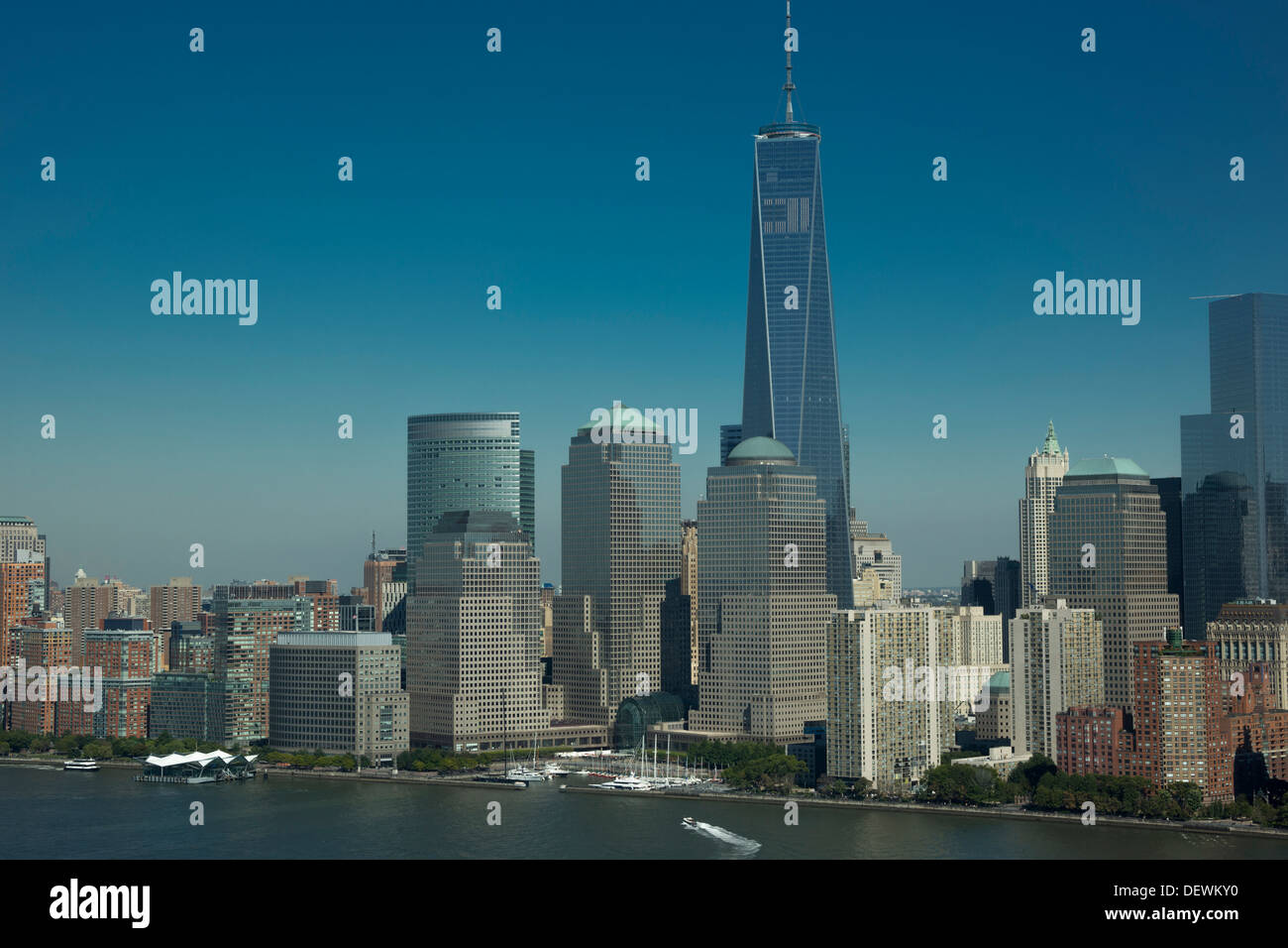 Hudson river new york aerial hi-res stock photography and images - Alamy