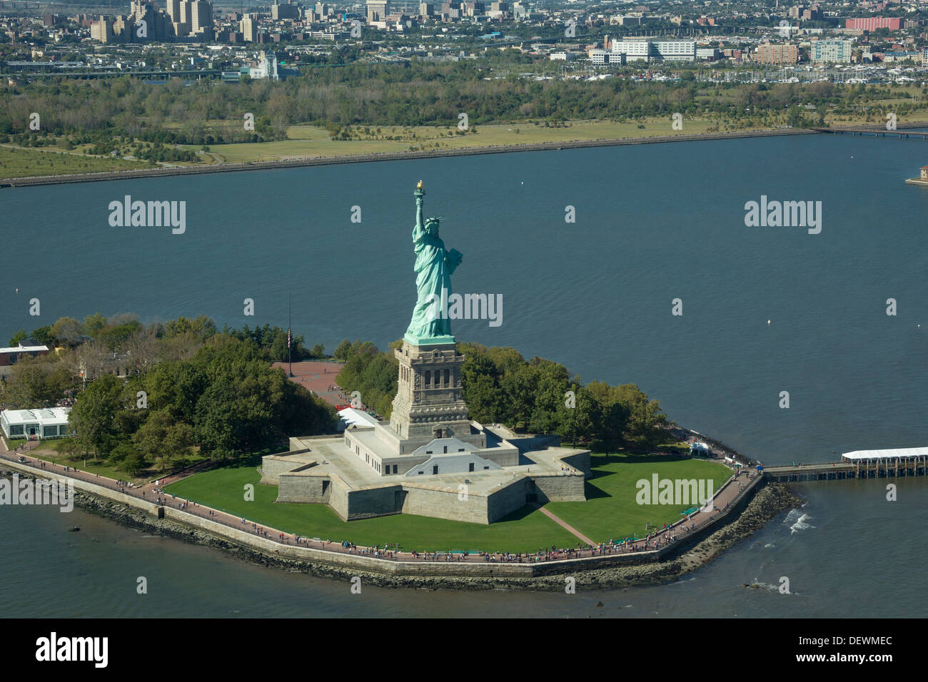 Statue of liberty aerial hires stock photography and images Alamy
