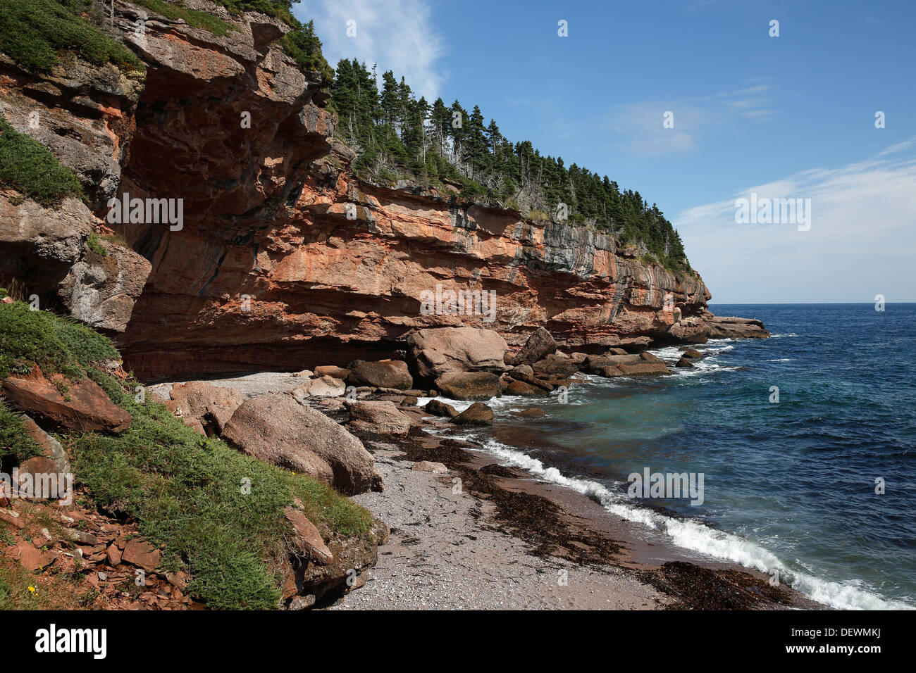 Scenic cove, Bonaventure Island National Park, Percé Québec Canada