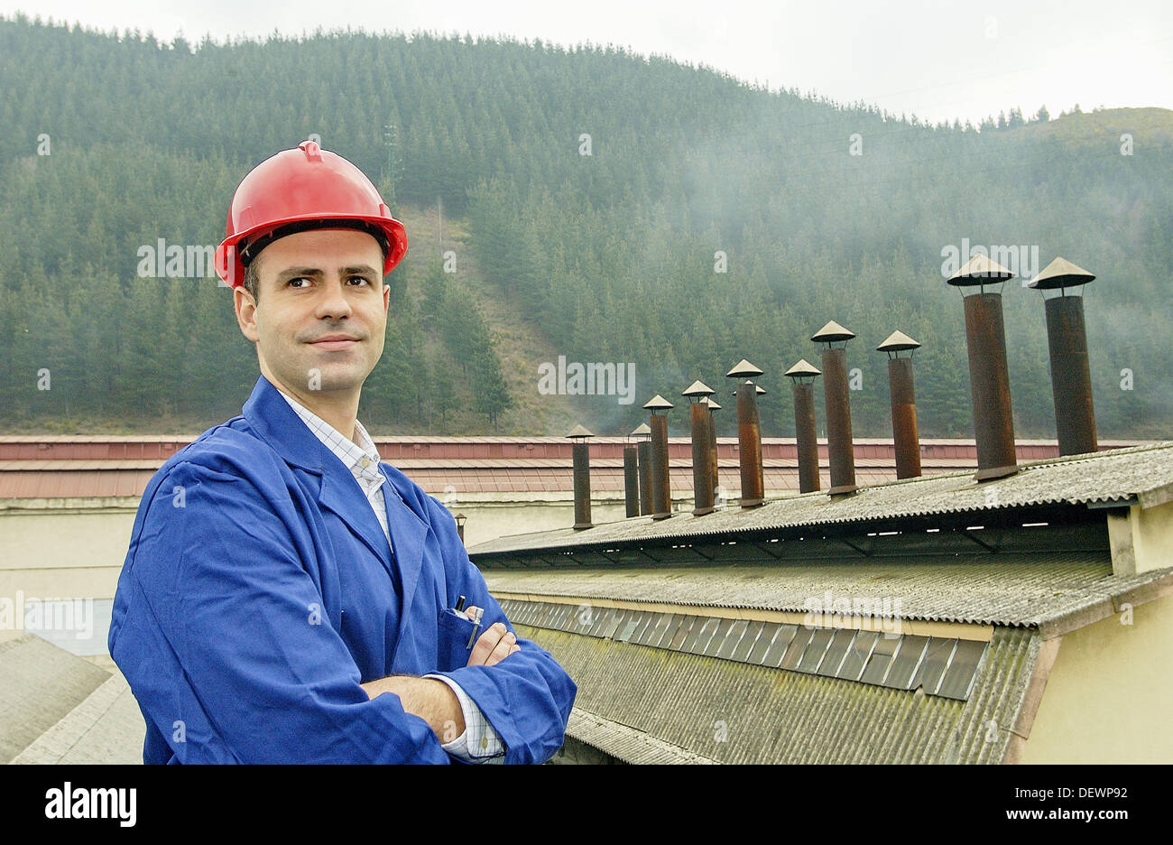 Safety and environment engineer Stock Photo Alamy