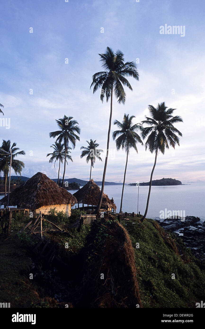 Port Blair Andaman India The hilly city of Port Blair also known as Emerald Islands the capital