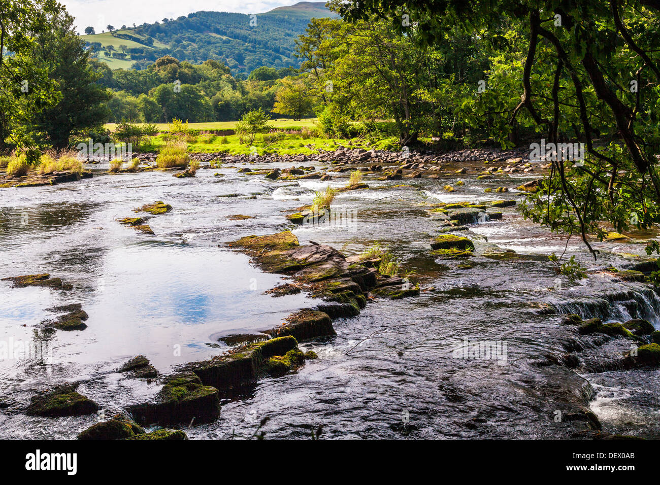 Usk river llangynidr hi-res stock photography and images - Alamy