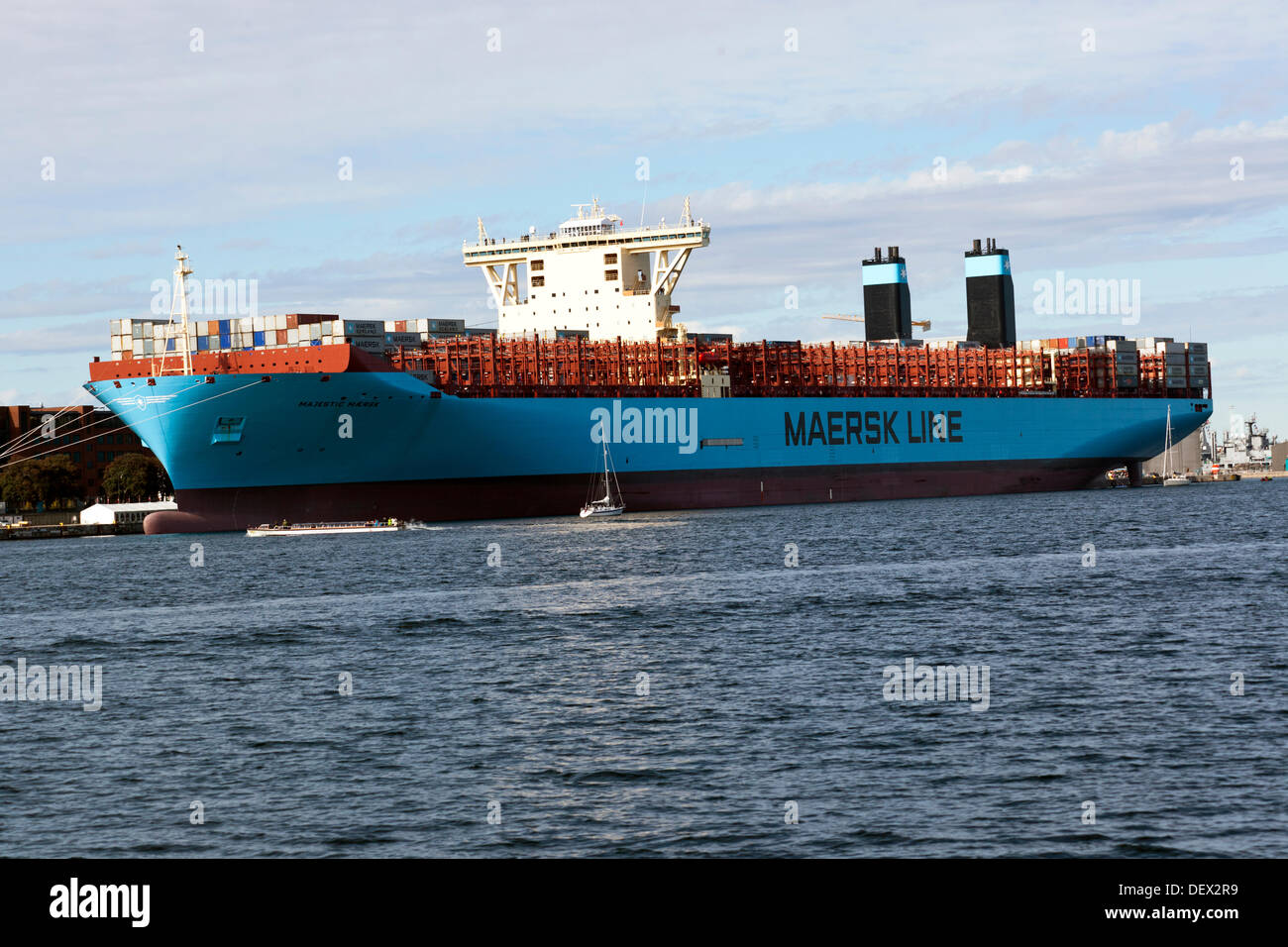 Maersk Line Triple-E - Nave Portacontainer In Miniatura - Modello Da Collezione