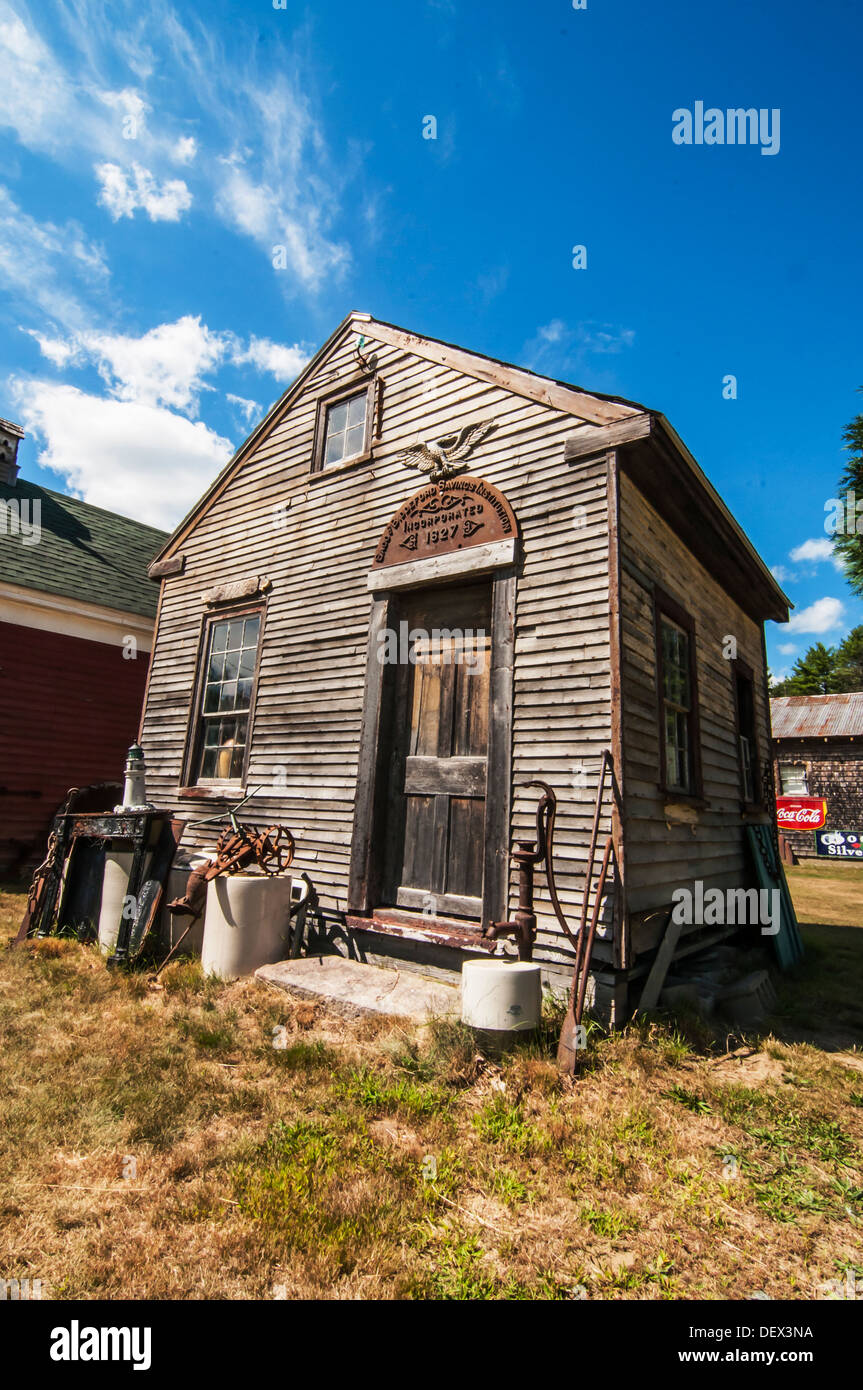 old country houses in Maine, Usa Stock Photo Alamy