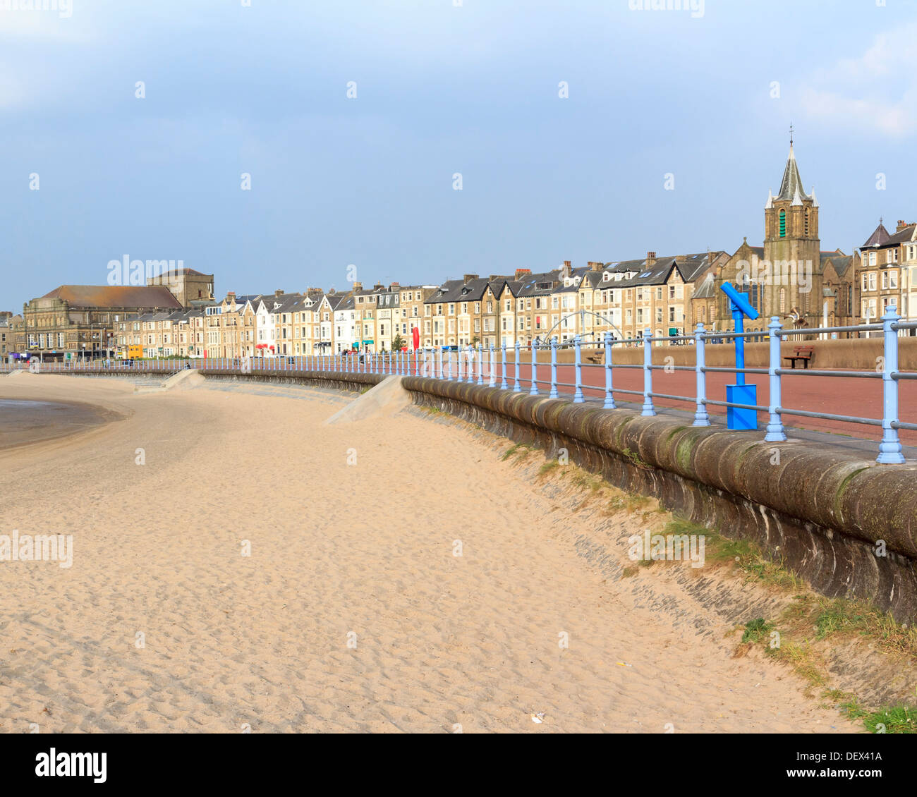 Sea front and beach at Morecambe Lancashire England UK Europe Stock