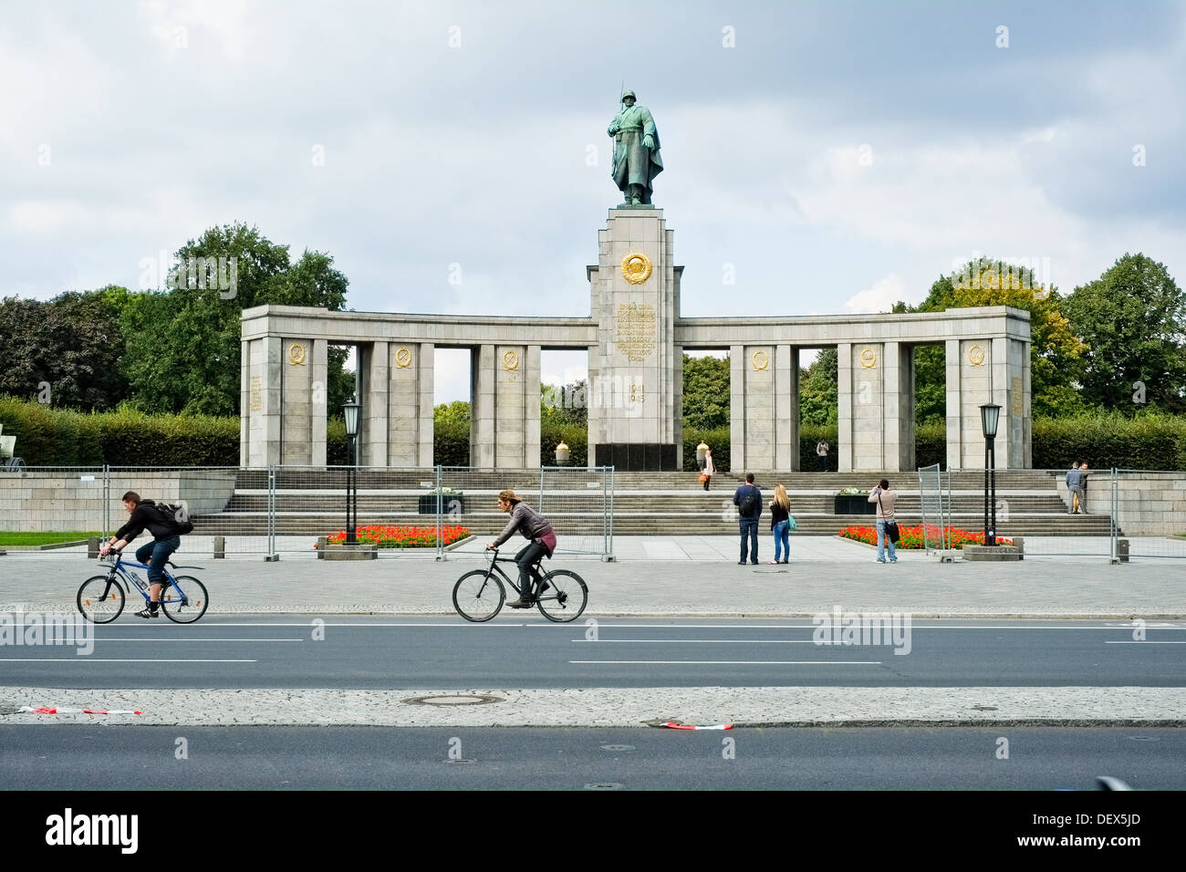 Soviet War Memorial in Berlin Germany Stock Photo