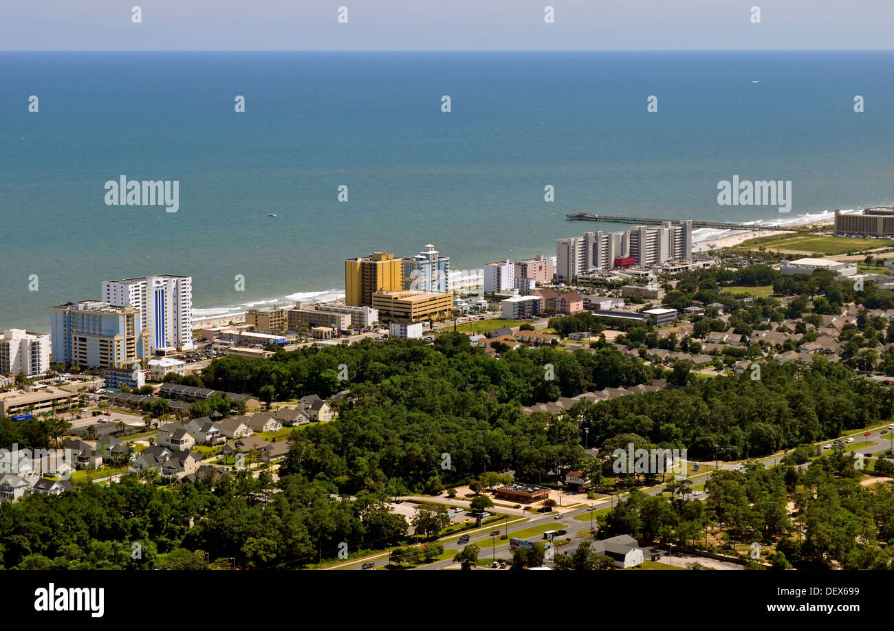 South Myrtle Beach - beachscape view Stock Photo - Alamy