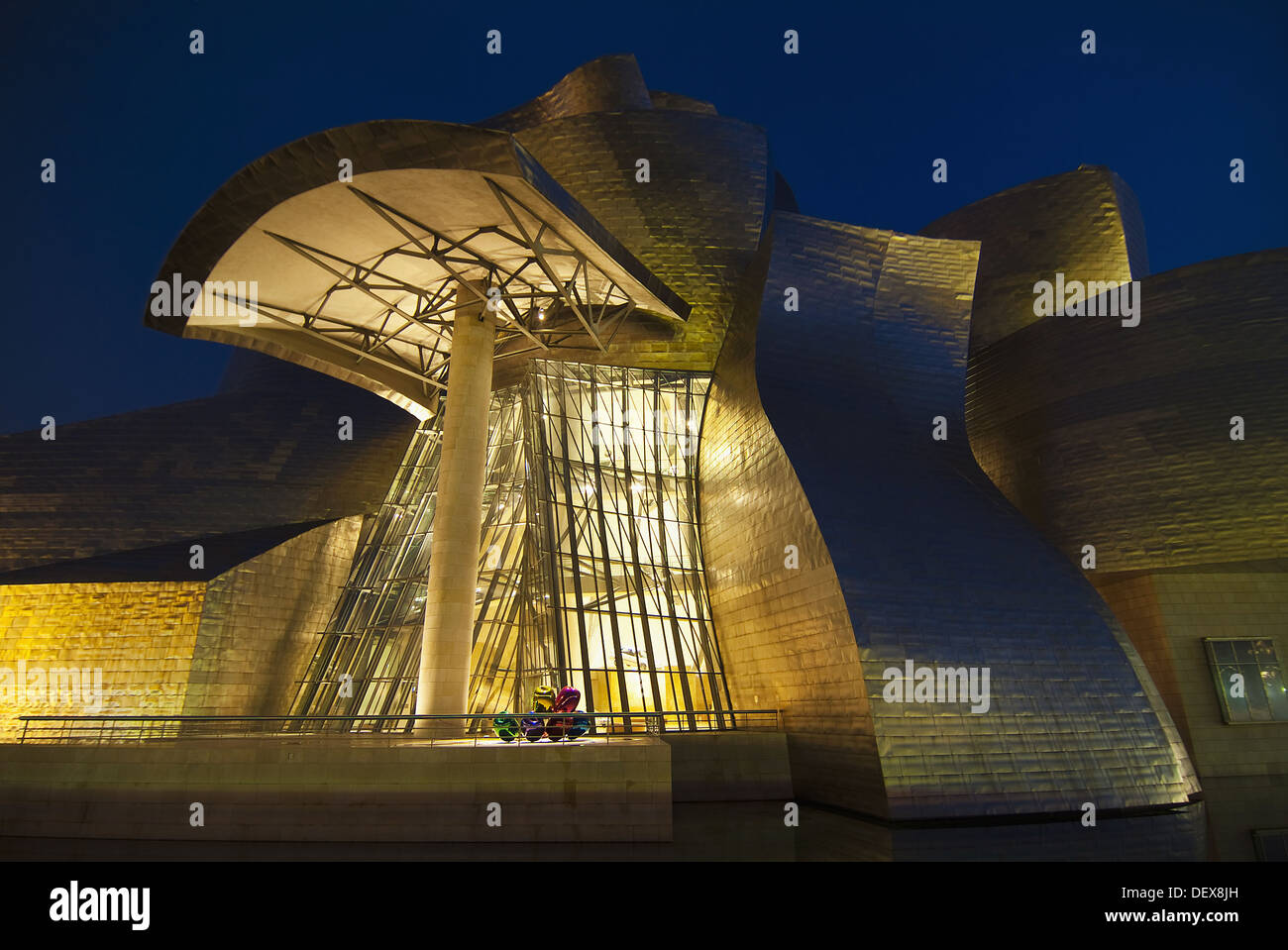 Guggenheim Museum, Bilbao. Biscay, Basque Country, Euskadi, Spain Stock