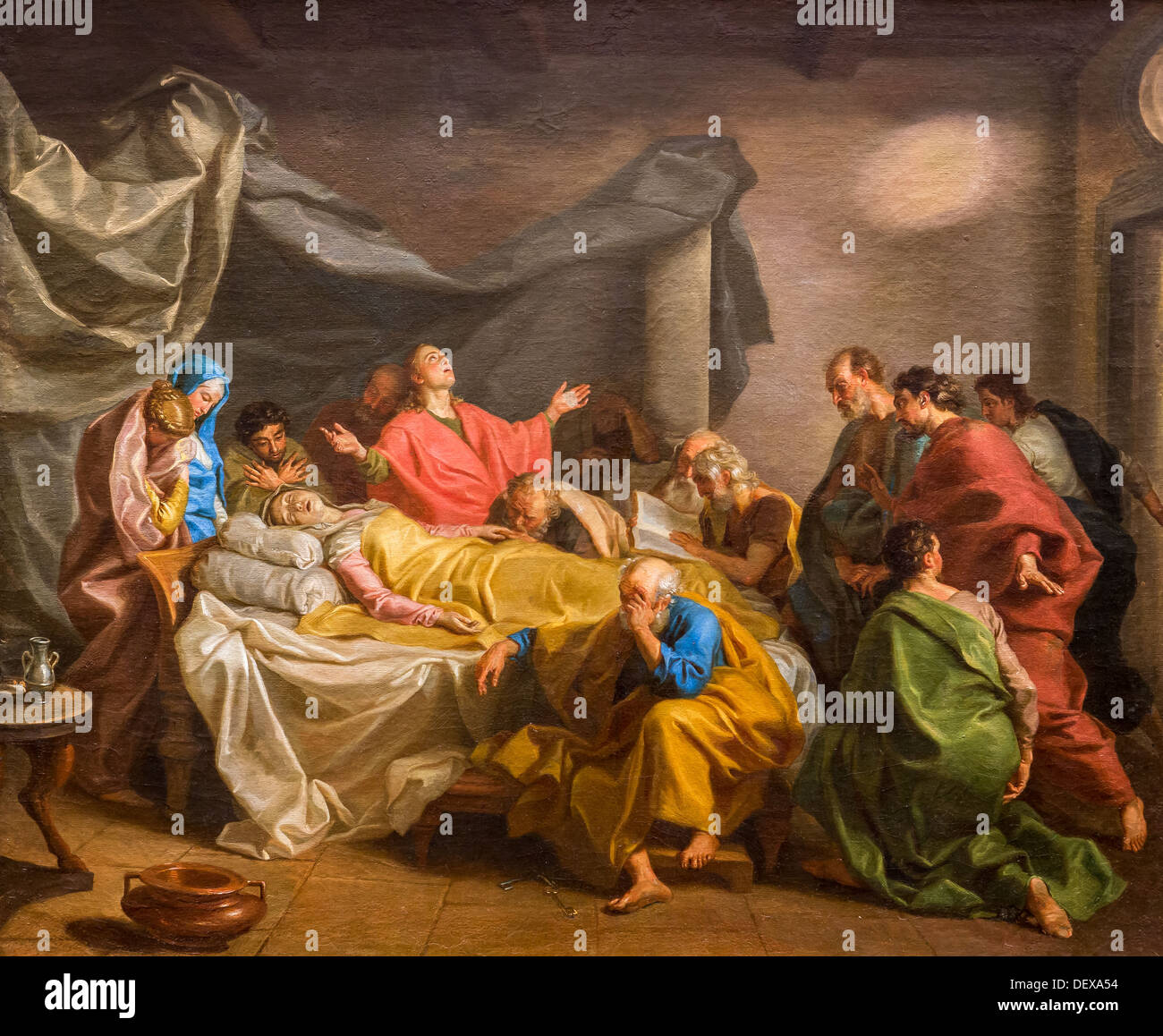 18th century - The Death of the Virgin, 1772 - Laurent Pécheux Philippe ...