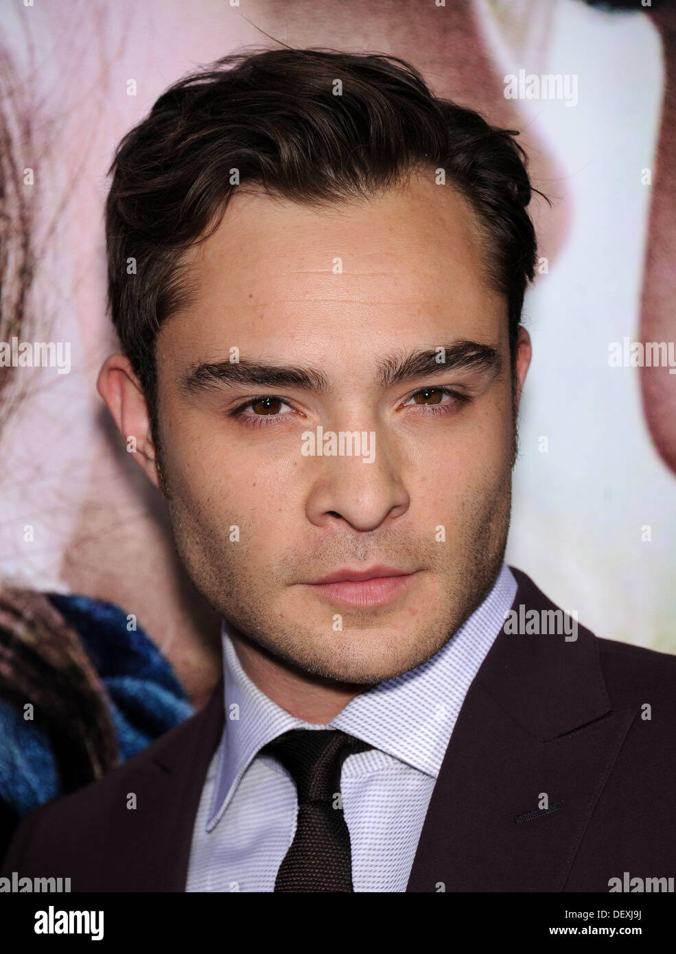 Hollywood, California, USA. 24th Sep, 2013. Ed Westwick arrives for the premiere of the film 'Romeo & Juliet' at the Arclight theater. © Lisa O'Connor/ZUMAPRESS.com/Alamy Live News Stock Photo