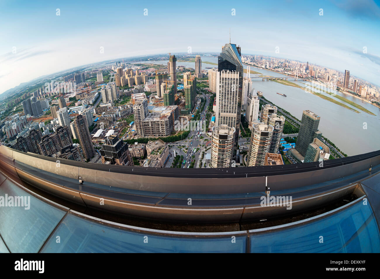 Aerial views of the city Stock Photo - Alamy