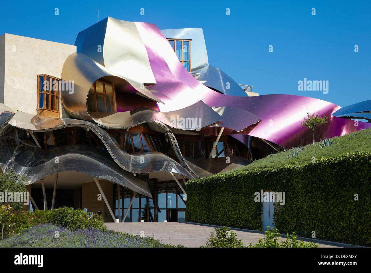 Building by Frank O Gehry, Marques de Riscal winery, Elciego, Rioja ...