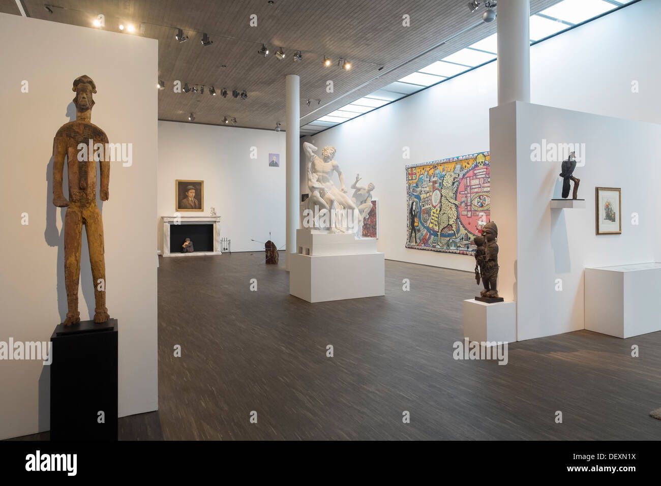 exhibit at me Collectors room art museum featuring the Olbricht Foundation art collection in Berlin Germany Stock Photo