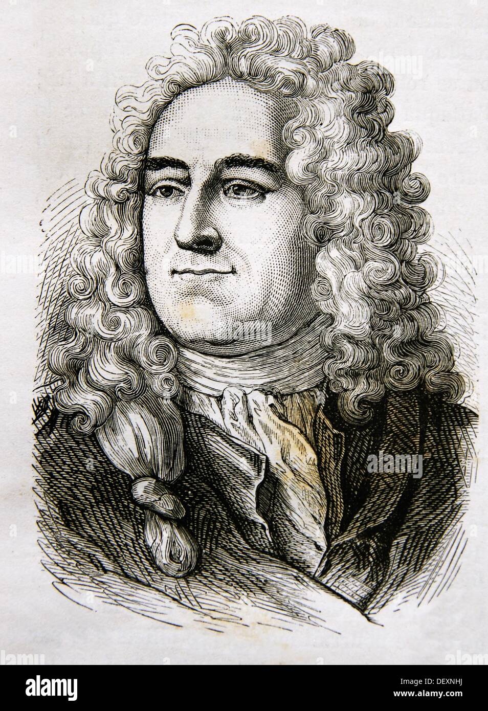 John Law (16 April 1671 in Edinburgh, 21 March 1729 in Venice), Scottish political economist and banker Stock Photo
