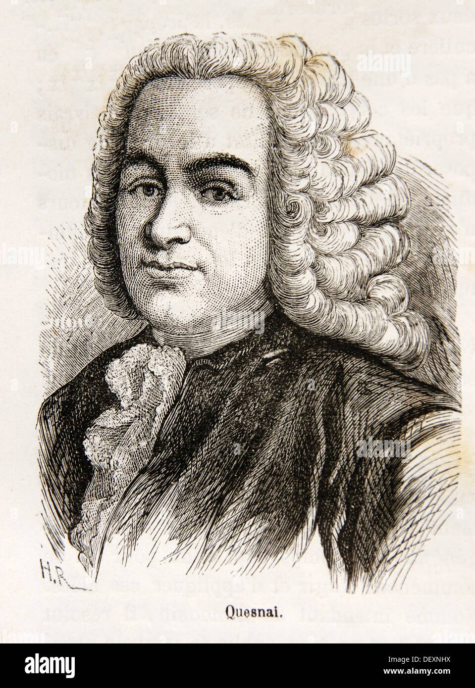 François Quesnay June 4, 1694 - December 16, 1774 was a French economist of the Physiocratic school  He is known for publishing Stock Photo