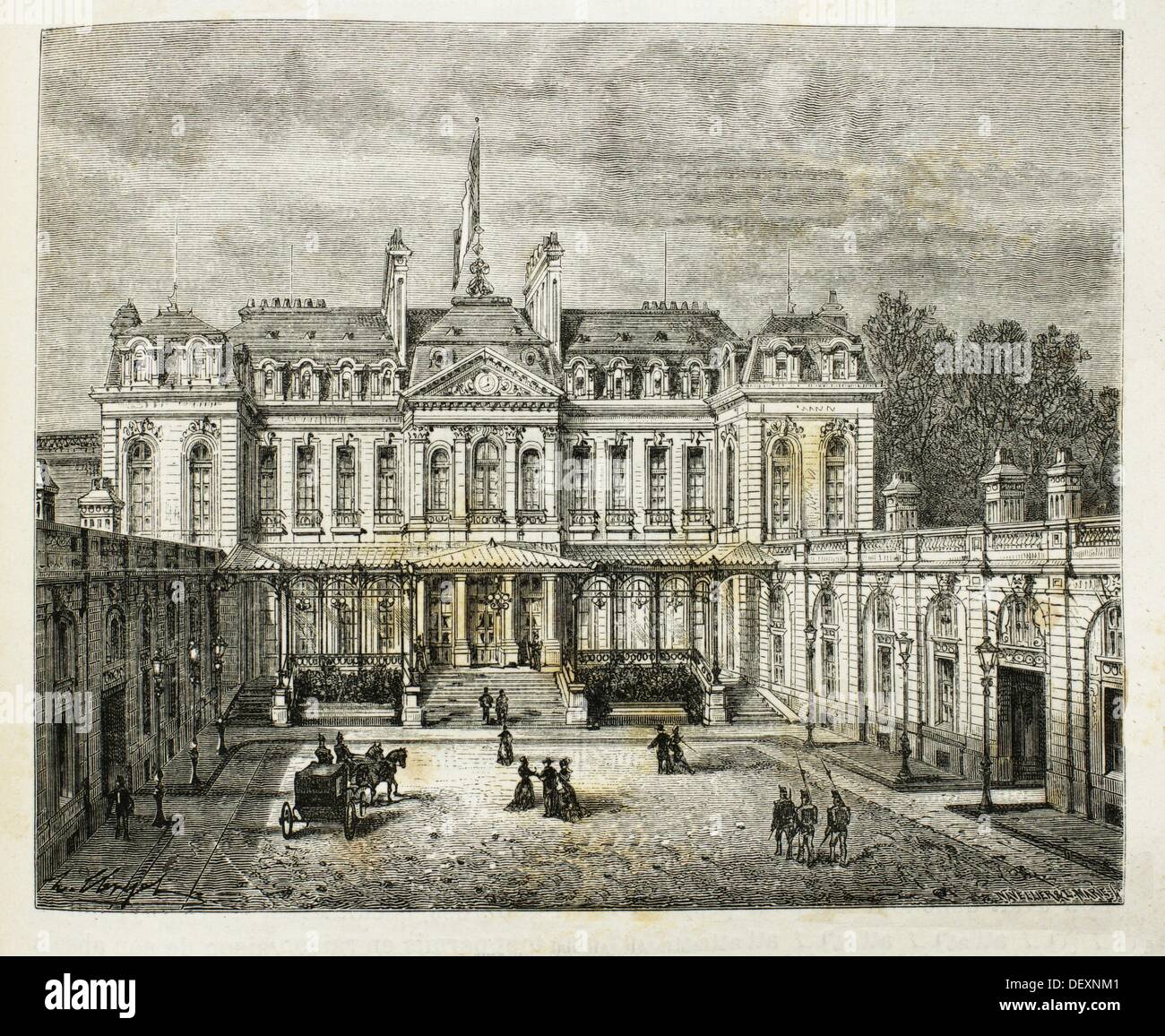 France History 19th Century Elysee Palace At Paris In 1849 The Elysee Palace French Palais De L Elysee Pronounced Is Stock Photo Alamy