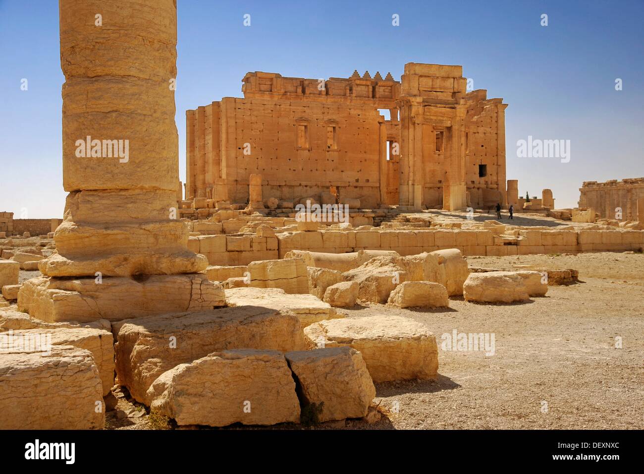 Temple of Bal Bel, Palmyra, Syria Stock Photo