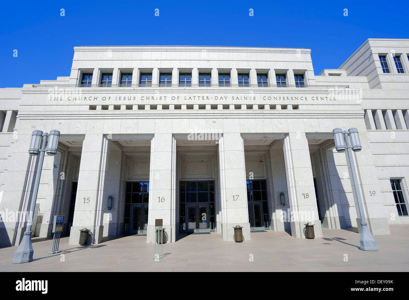 Conference Centre of the Church of Jesus Christ of Latter-day Saints, Salt Lake City, Utah, USA Stock Photo