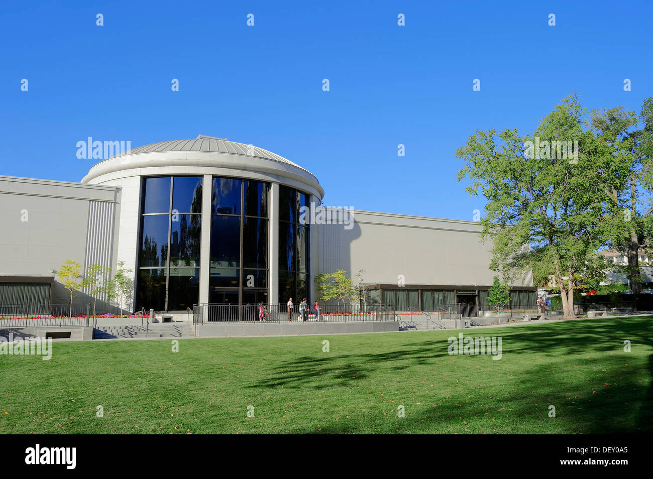 Visitors' Centre of the Church of Jesus Christ of Latter-day Saints, Temple Square, Salt Lake City, Utah, USA Stock Photo