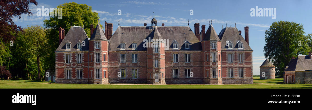 Château de Janville palace, Haute-Normandie, France, Europe Stock Photo