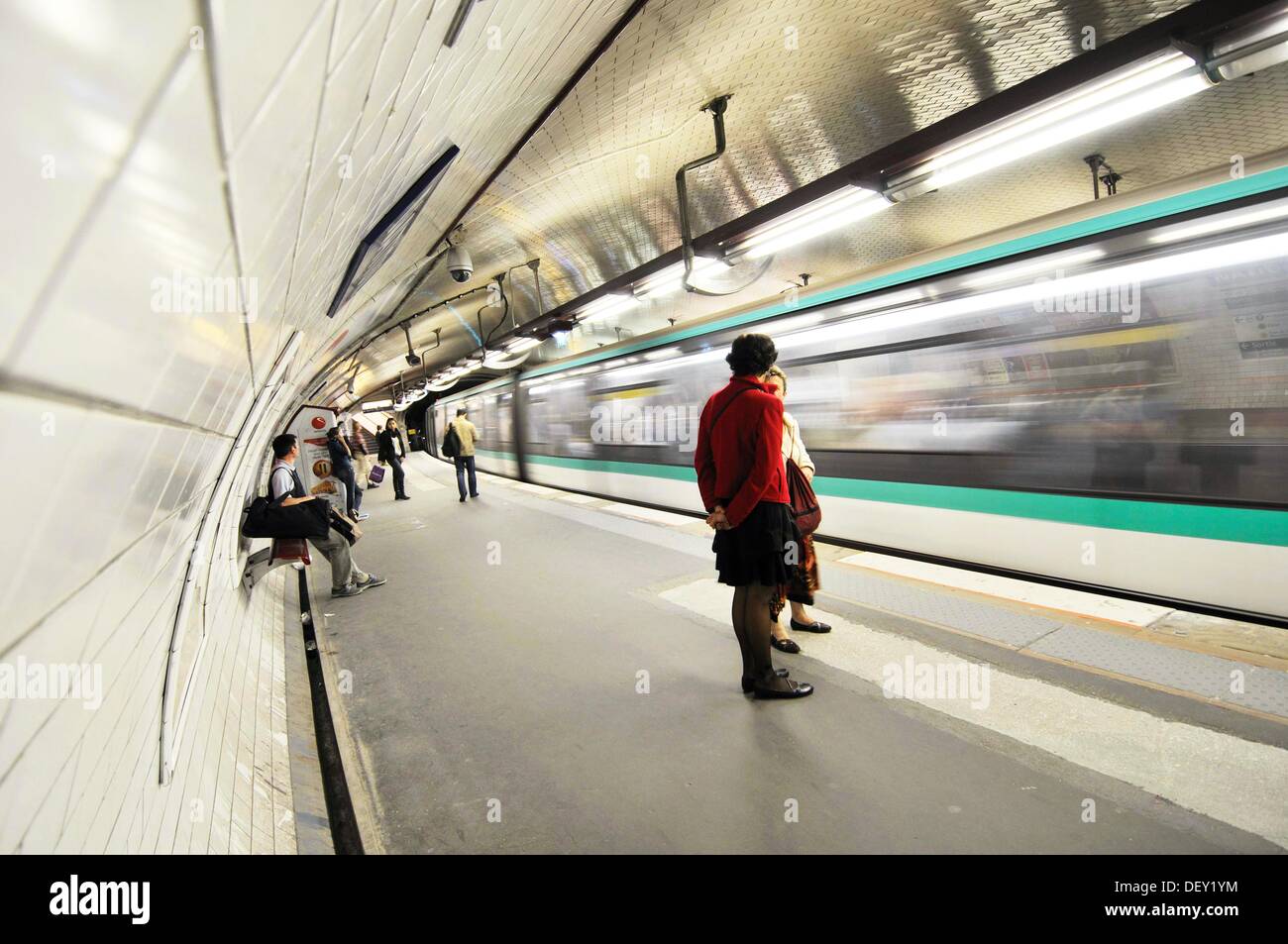 Subway station. Paris, France Stock Photo Alamy