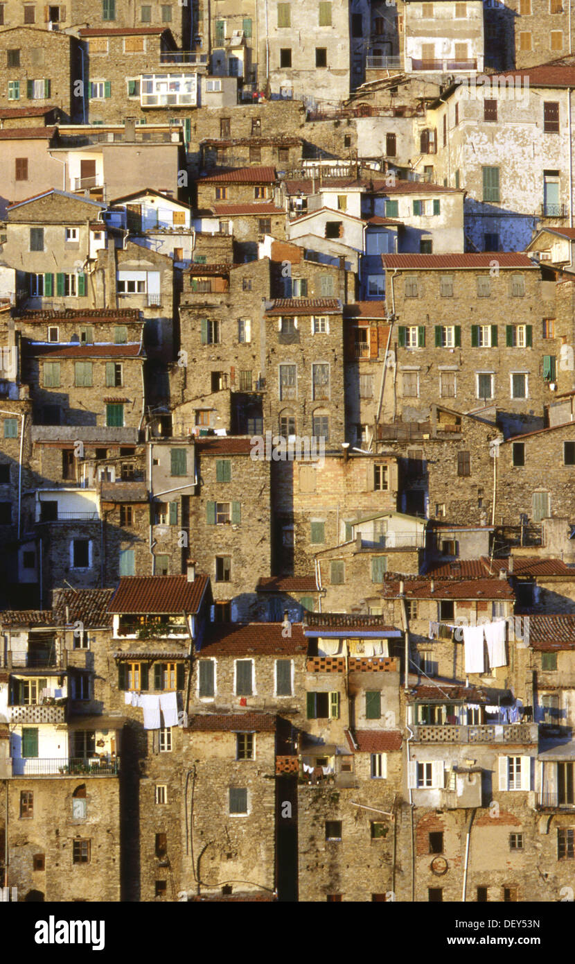 ceriana architettura, liguria, italia Stock Photo