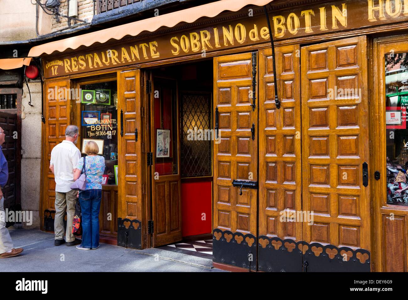 Restaurant Casa Botin, Madrid, Spain Stock Photo - Alamy