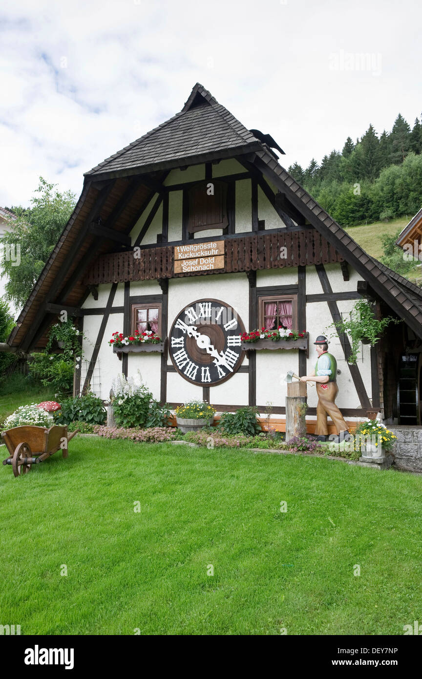 Largest cuckoo clock in the world, Schonach, Black Forest, Baden