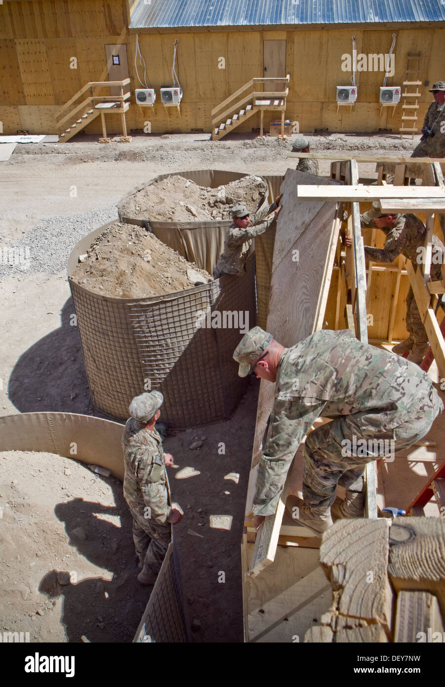 Afghanistan u s army soldiers with the 149th vertical construction