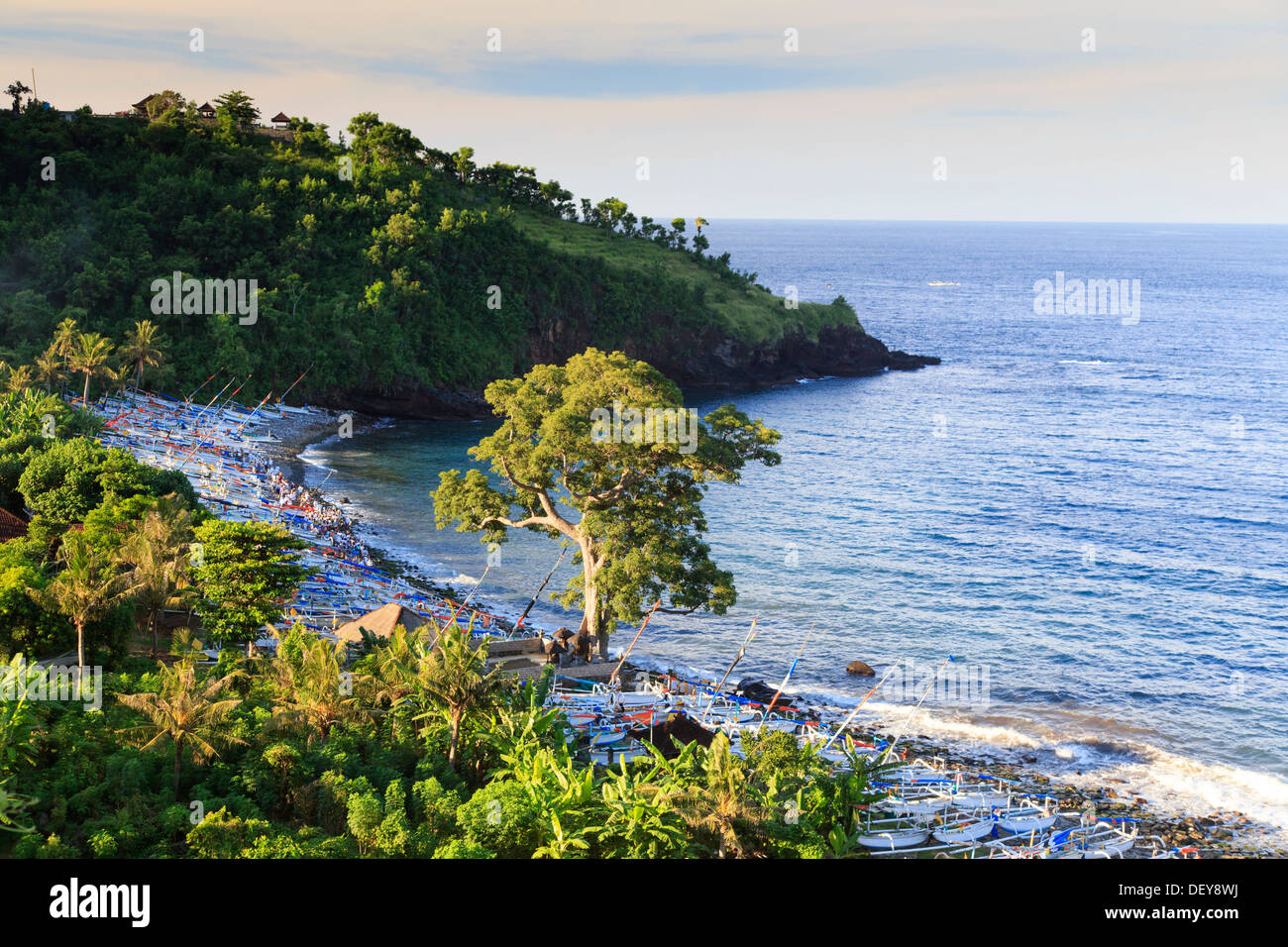 Indonesia, Bali, East Bali, Amed, coastline near Lipah Stock Photo