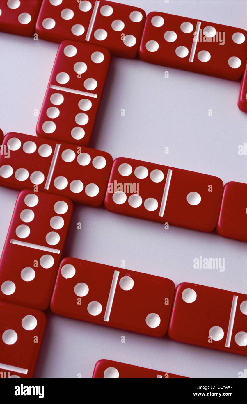Dominos game Stock Photo Alamy