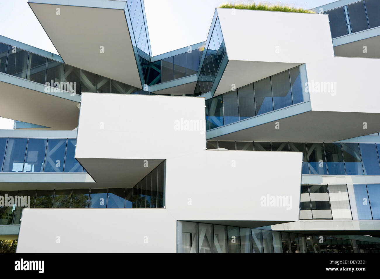 Actelion administration building, by the architects Herzog & de Meuron, Allschwil, Basel, Switzerland, Europe Stock Photo