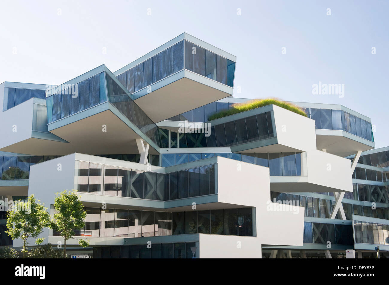 Actelion headquarters, designed by architects Herzog & de Meuron, Allschwil, Basel, Switzerland, Europe Stock Photo