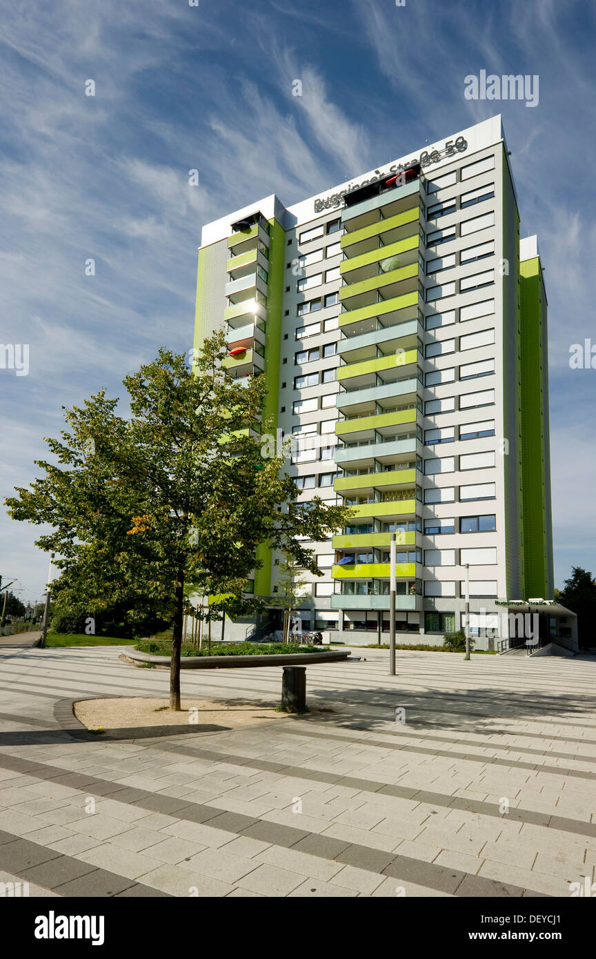 Picture of Passive house, high-rise building renovated according to energy ...
