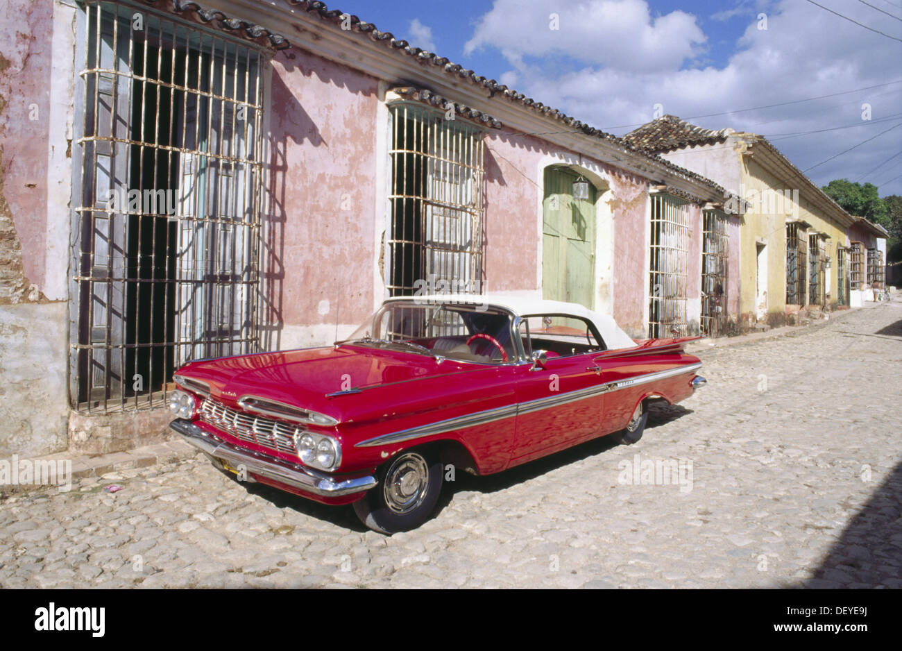 Classic car. Trinidad, Cuba Stock Photo Alamy