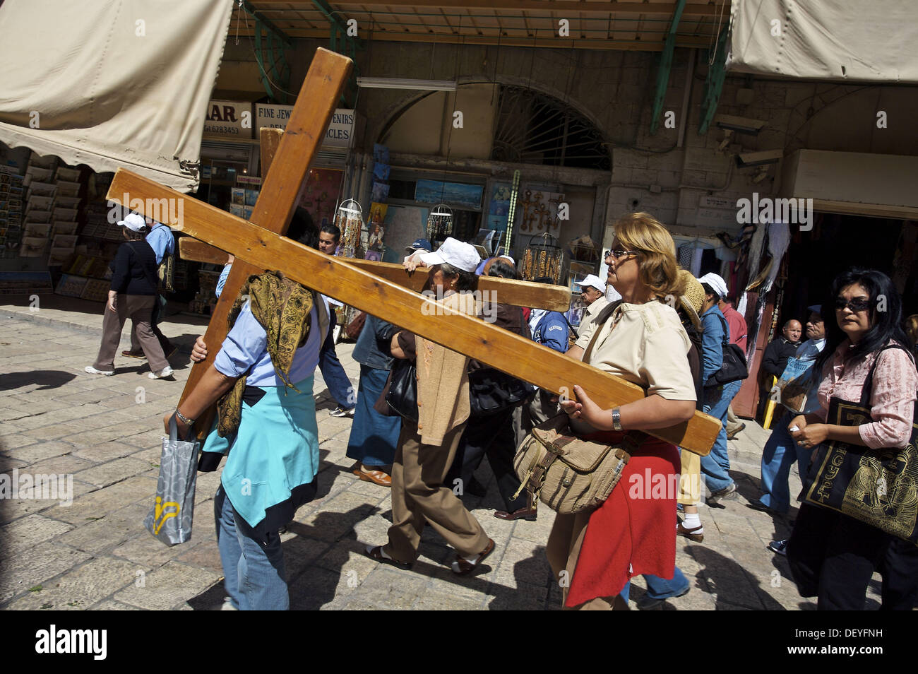 Christian Symbol Jerusalem Stock Photos & Christian Symbol Jerusalem ...