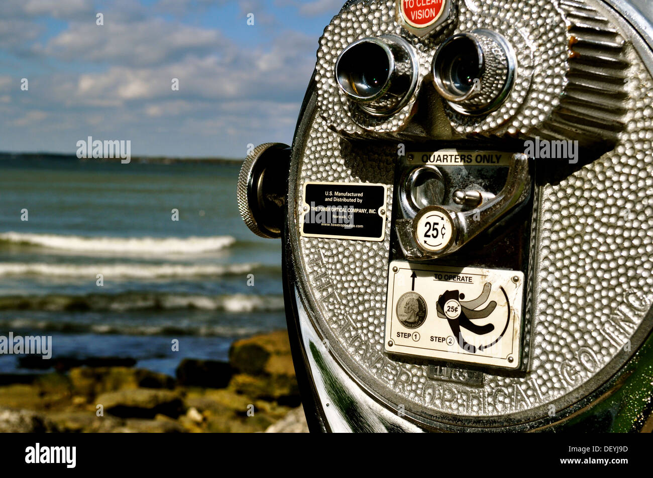 Viewfinder on the rocks Stock Photo