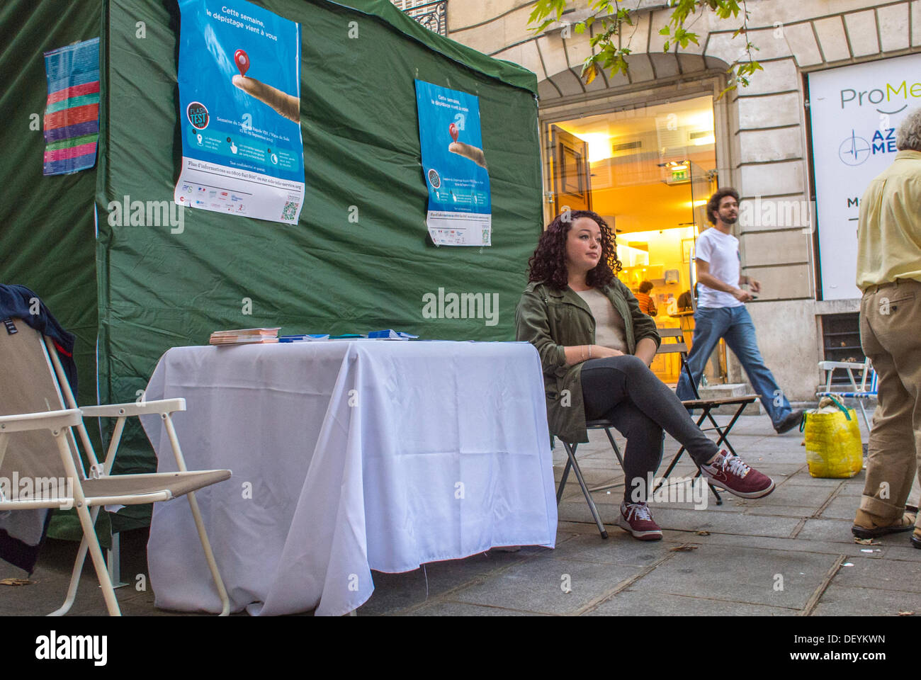 Paris, France, HIV Rapid Test Week, "Flash Test", Week, Diagnosis of