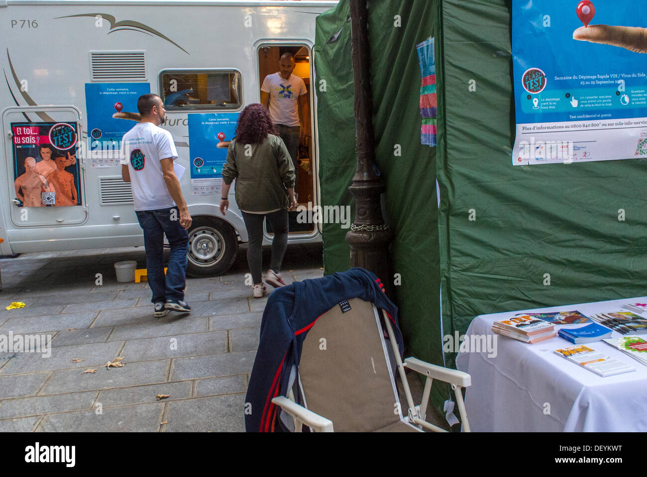 Paris, France, HIV Rapid Test Week, "Flash Test", Week, Diagnosis of