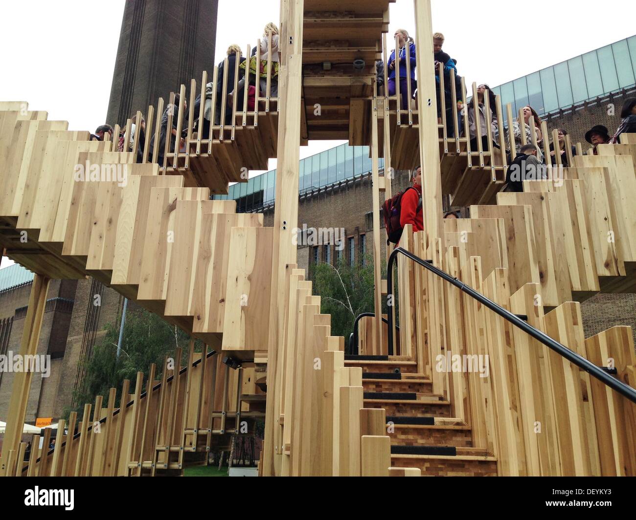London, UK. 15th Sep, 2013. Endless stair.Escheresque Endless Stair on