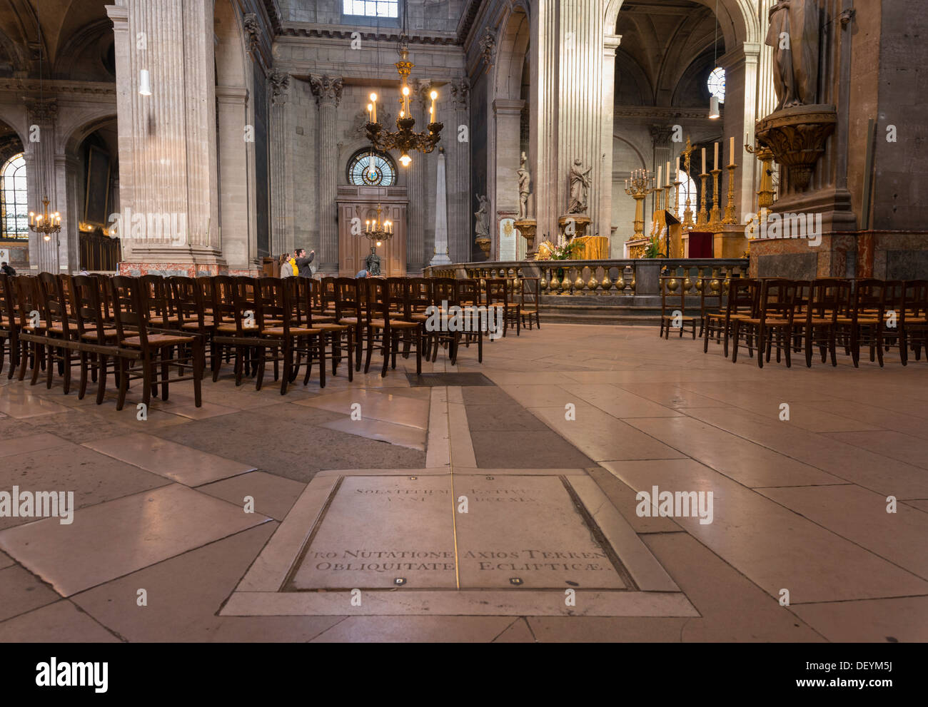 The Gnomon astronomical measurement device in the church of Saint ...