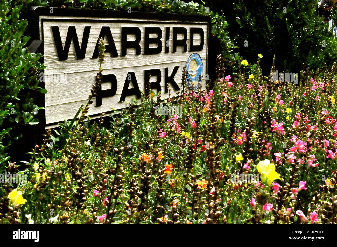 Warbird Park Background Stock Photo