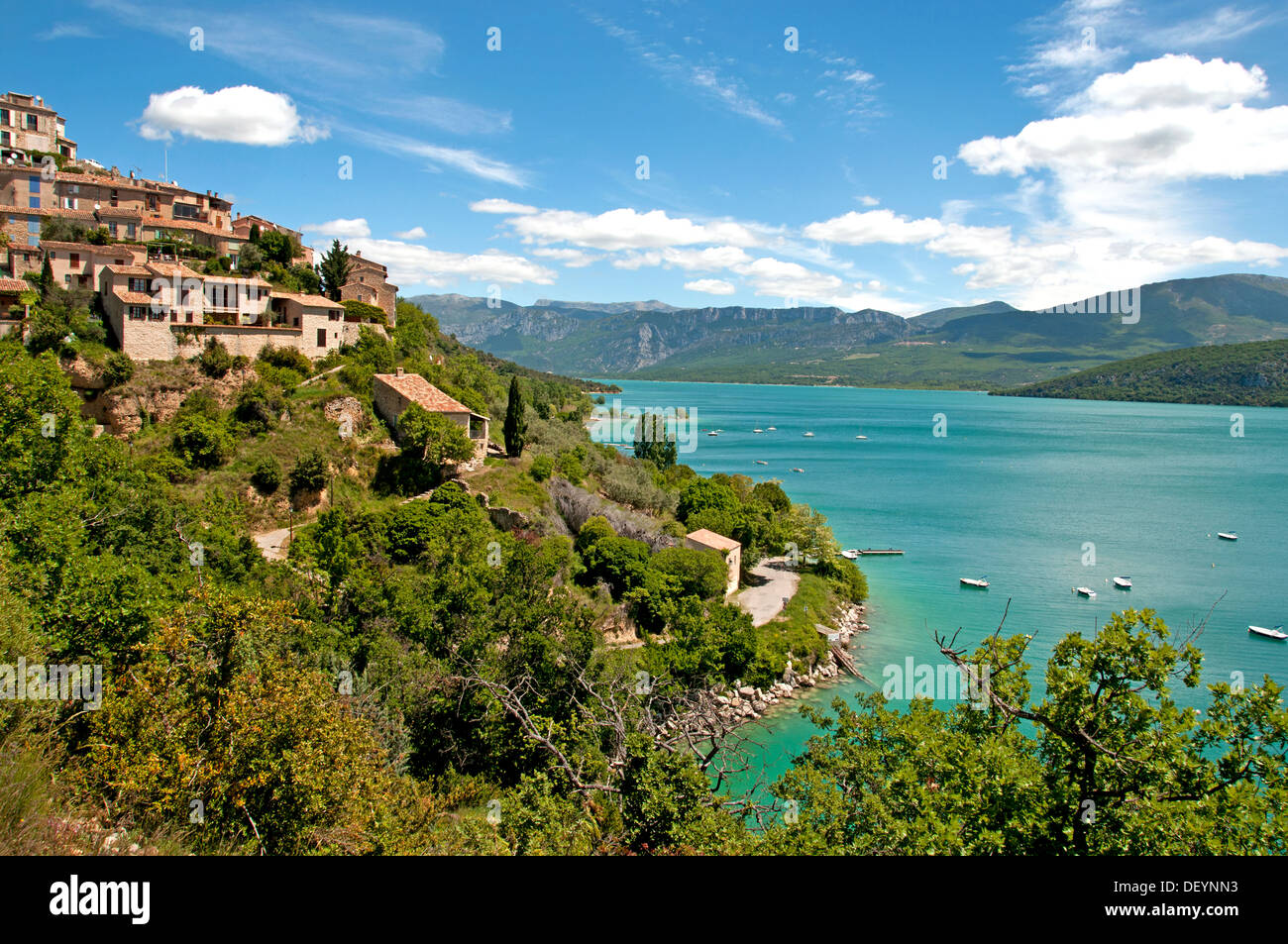 St Croix Lake Les Gorges du Verdon Provence France Stock Photo