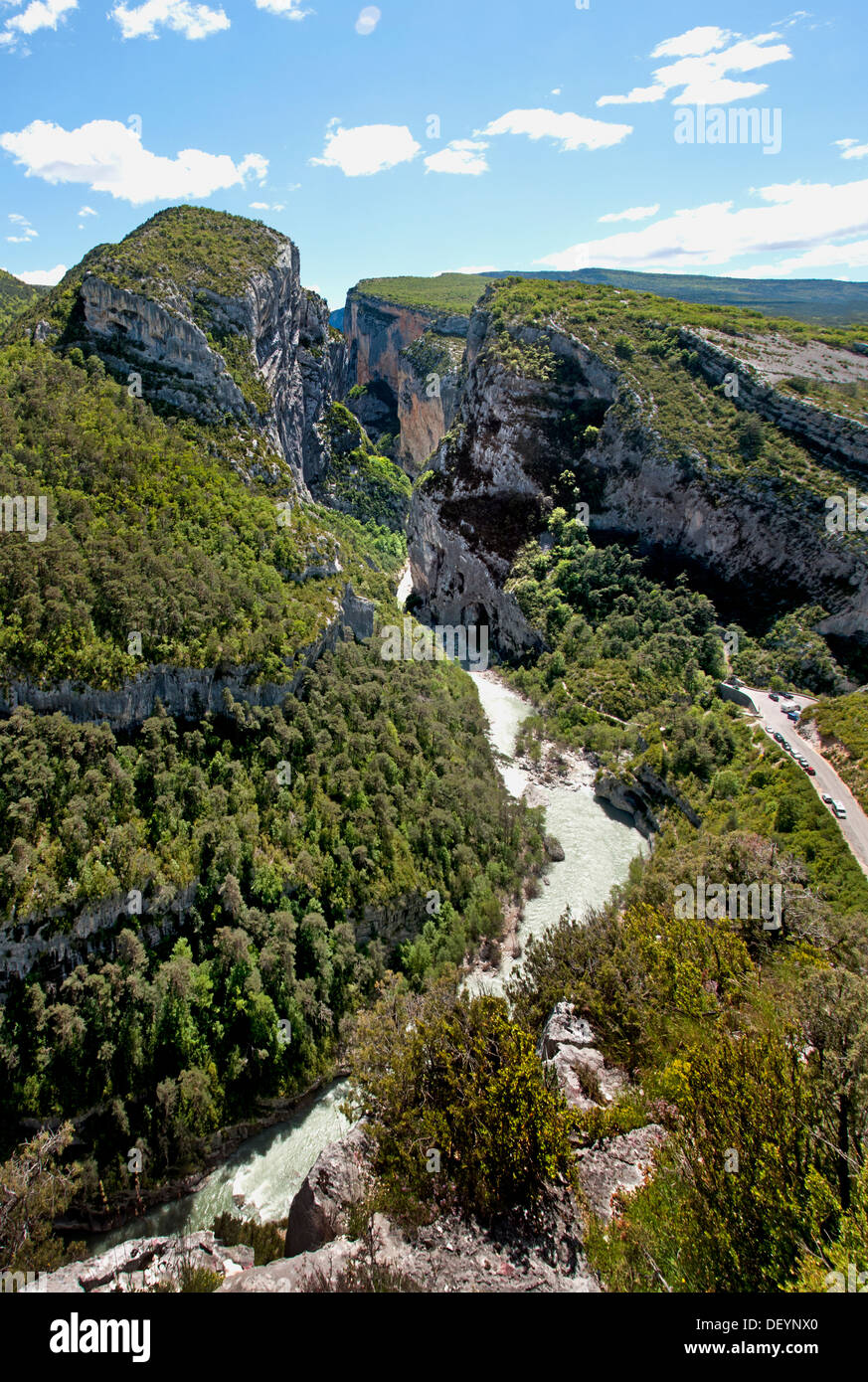 Grand Canyon Gorge Du Verdon River France Provence North Rim Stock Grand Canyon Gorge Du Verdon River France Provence North Rim Stock
