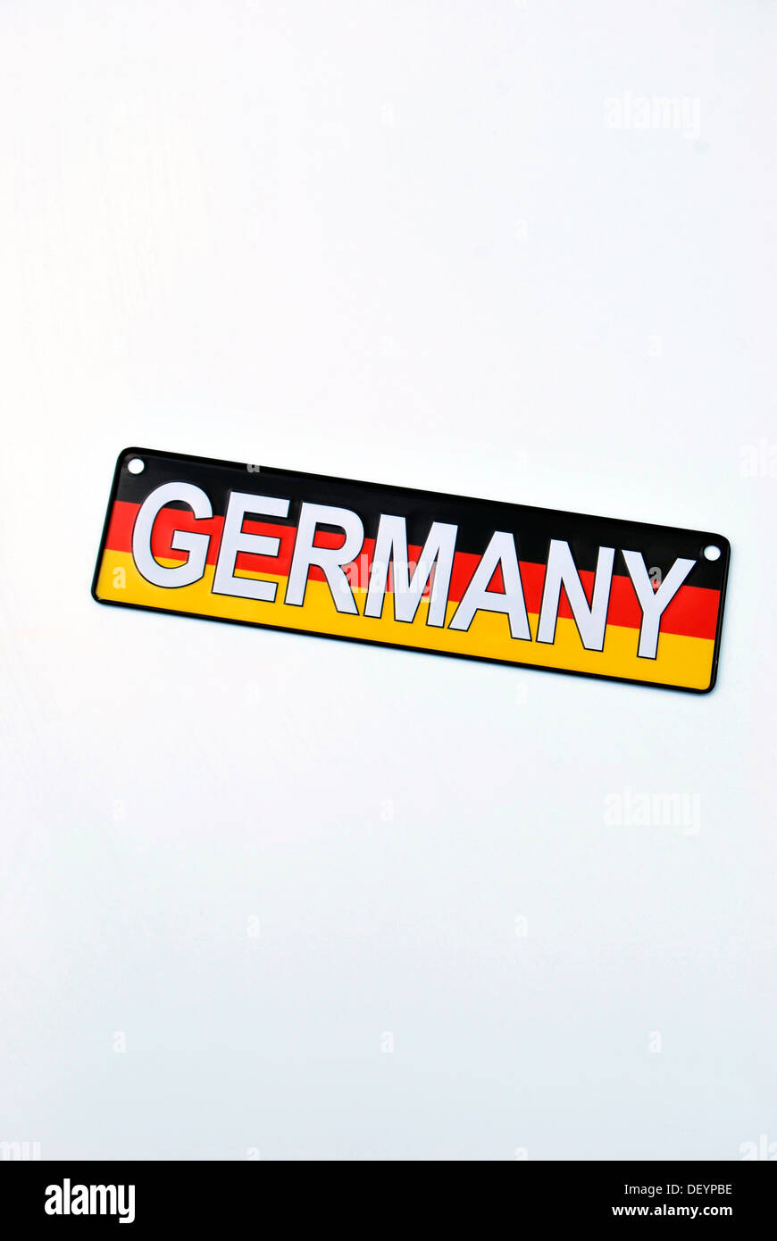 Deutschland License Plate Sticker