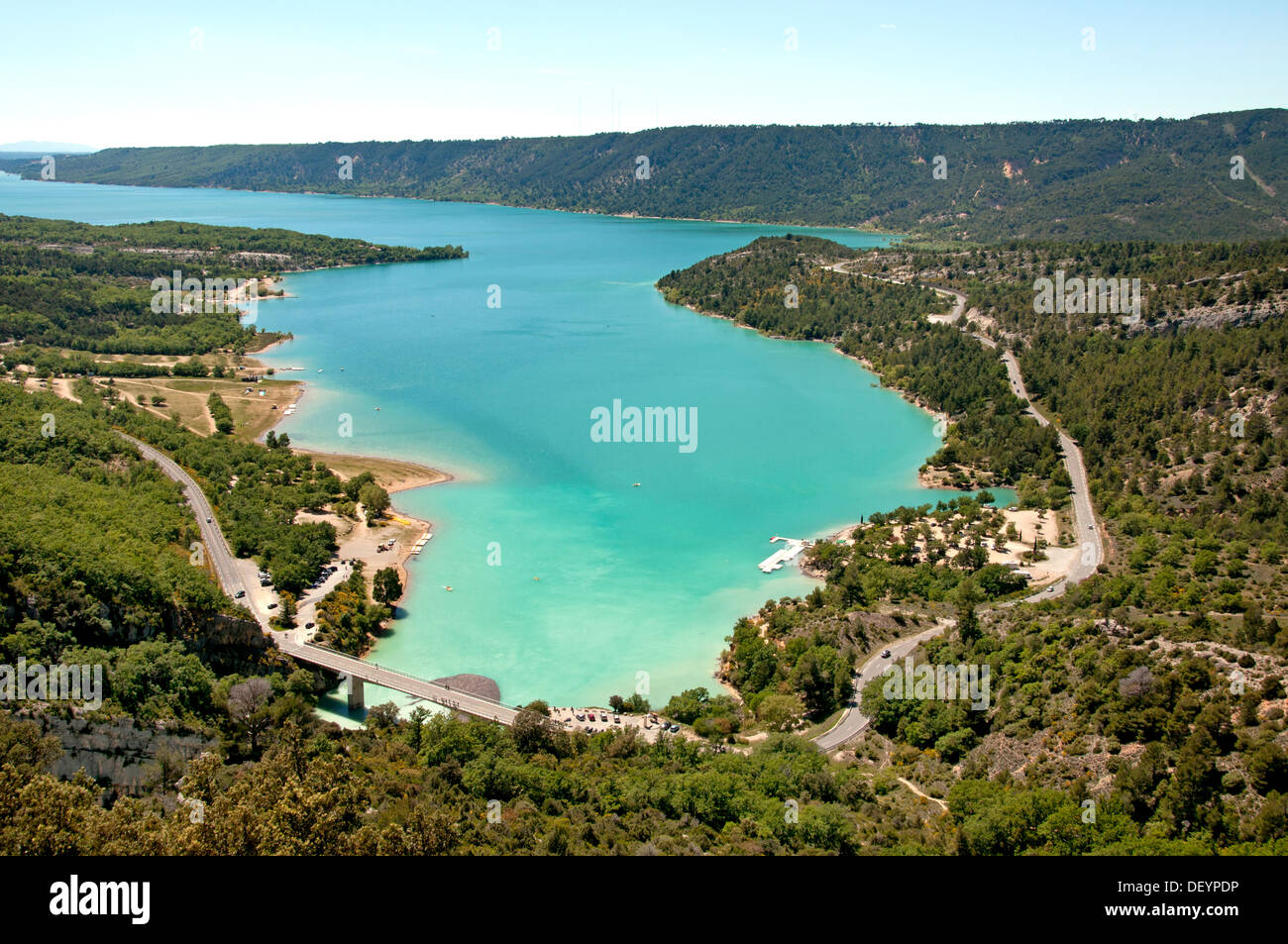 St Croix Lake Les du Verdon Provence France Stock Photo